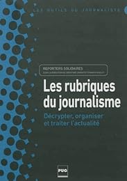 Les  rubriques du journalisme
