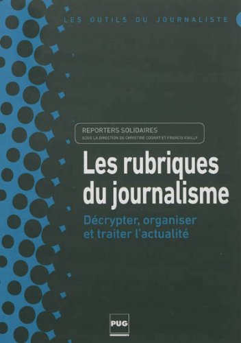 Les  rubriques du journalisme