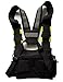 Lewong Universal Hands Free Chest Harness Bag Holster for Two Way Radio (Rescue Essentials) (Black and Fluorescent Green)