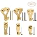 130Pcs Picture Hangers, Micobin Premium Photo Frame Hooks Kit, Heavy Duty Picture Photo Picture Hanging with Nails for Wall Mounting, Picture Wall Hangers Holds 10-100 lbs