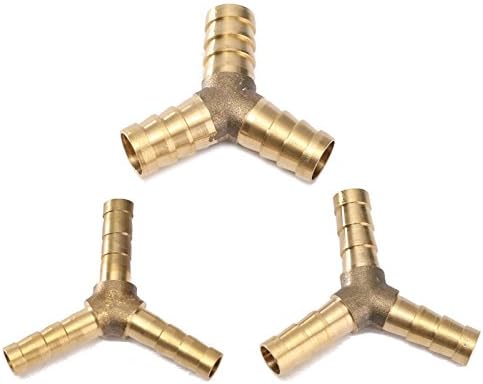 10MM Brass Connector Gardening Hose ''Y'' Plumbing Fittings Gas Hose Tee