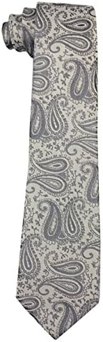JACCOS® Men's 100% New Classic Cashew Flower Paisley Tie Necktie-Bonus Tie Clip