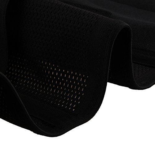 EUBUY Adjustable Waist Trimmer Belt - for Men and Women - Abdominal Support Abdomen Binder Belly Fat Burning Gym Exercise Tummy Shaper Wrap Slimming Slimmer Brace Girdle - XL for Waist 36.6-43.3 Inch - Thumbnail 4
