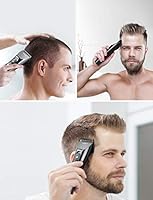 Upgraded Woner 14 Piece Hair Cutting Kits Cordless Hair Clippers