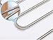 Eco life Sturdy S-Type Multi-Purpose Stainless Steel Magic Pants Hangers Closet Hangers Space Saver Storage Rack for Hanging Jeans Scarf Tie, Family Economical Storage ! (1 PCE)