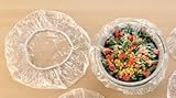 (24 Pack) ChefLand Reusable Clear Plastic Food Bowl / Plate / Dish Covers - 3 Sizes