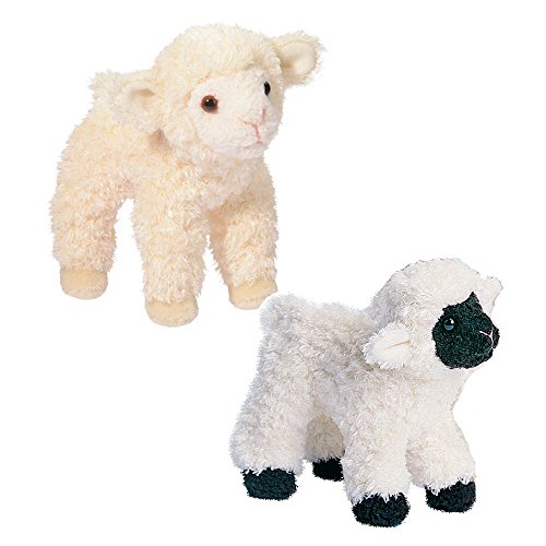Douglas Cuddle Toys Little Bit Lamb 1510 & Clementine Lamb 1501 Bundle