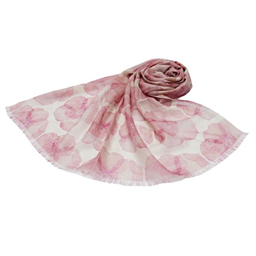 METTE Women's Wool &amp; Cashmere Fashion Soft Printing Scarf Shawl Wrap