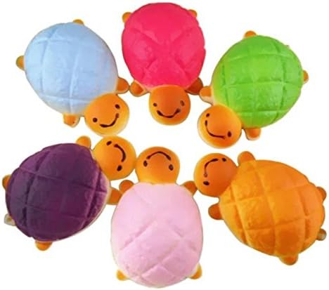 WENHAI 1Pcs Slow Rising Squishy Jumbo Charms Kawaii Turtle Squishies 13CM ,Randomly Color