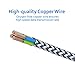 NataX iPhone Cable, 3Pack 3FT Nylon TPE Braided Cord Lightning Cable Certified to USB Charging Charger for iPhone X /8/8 Plus/7/7 Plus/6/6S/6 Plus/6S Plus/5/5S/5C/SE,iPad,iPod Nano 7