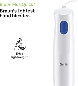 Braun MultiQuick 1 Hand Mixer MQ10.001P 450W Lightweight EasyTwist White view 5