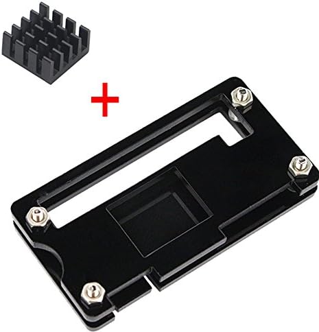 Guhui Clear Acrylic Case with Heatsink for Raspberry pi Zero Version 1.3 (black)