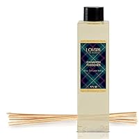 LOVSPA Cinnamon Pinecones Reed Diffuser Oil Refill with Replacement Reed Sticks Fragrances | Woody Pinecones, Fir Needles Cinnamon & Cloves | Replenish You Existing Scent Diffuser