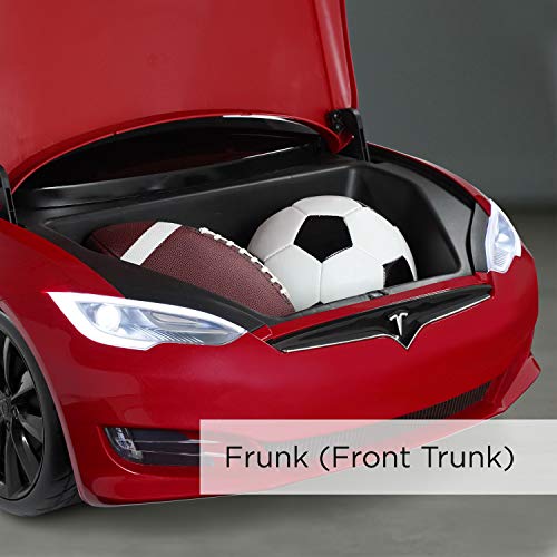 Radio Flyer Tesla Model S for Kids, Red Battery Powered Kids Ride On