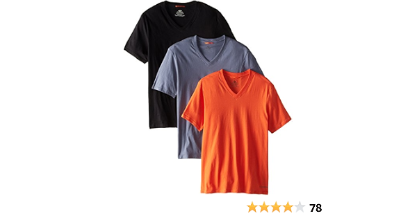 3-Pack Cotton V-Neck T-Shirt at Amazon 