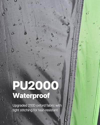 VEVOR Pickup Truck Tent, Fit 5.0-6.7ft Truck Tents for Camping, Waterproof PU2000mm 2-3 Person Sleeping Truck Bed Tent with Double Layer Design, for Camping Traveling Outdoor Activities