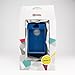 GEARONIC TM Black & Blue Three Layer Silicone PC Case Cover for iPhone 4 4G 4S