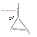 Anosmsh Adult Swing, Indoor Ceiling-Hanging Swing, 360 Spinning Swivel Swing 600 lbs Weight Capacity, Lightweight & Portable - Frame, Spring and Hooks Included, Adult Toys for Couples (Black)