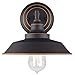 Westinghouse 6343500 Indoor Wall Fixture, 1-Light Sconce, Oil Rubbed Bronze - White Interior