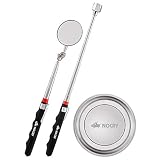 NoCry Pick-up Tool Set - includes Telescoping Inspection Mirror, Magnetic Parts Tray and Extendable Magnet Pick-up Tool