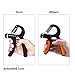 Ruky Hand Grip Strengthener, Hand Grip Exerciser, Hand Grippers, Adjustable Resistance 22-132Lbs (10-60kg), Strength Trainer, Hand Squeezer, Forearm Grip Workout for Athletes Pianists Rock Climbers
