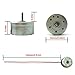 EUDAX Mini Generator Motors 3V-12V DC Motor Electric Motor for DIY Toys Wind Turbine Generator Hand Cranked Power Generator Model