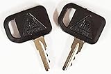 2 John Deere Gator Ignition Keys for Bobcat, John Deere, Gehl, Multiquip, Part Number 131841