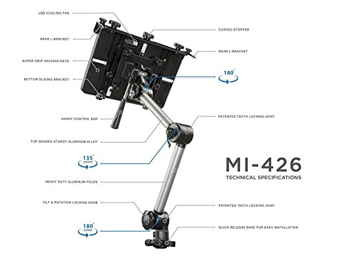 2 Mount+It+MI+426+Laptop+Vehicle+Mount
