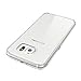 LUVVITT Galaxy S6 Case, [Clearview] Hybrid Scratch Resistant Back Cover with Shock Absorbing Bumper for Samsung Galaxy S6 - Clear