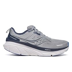 Saucony Men's Guide 18 Sneaker, Flint/Navy, 10.5