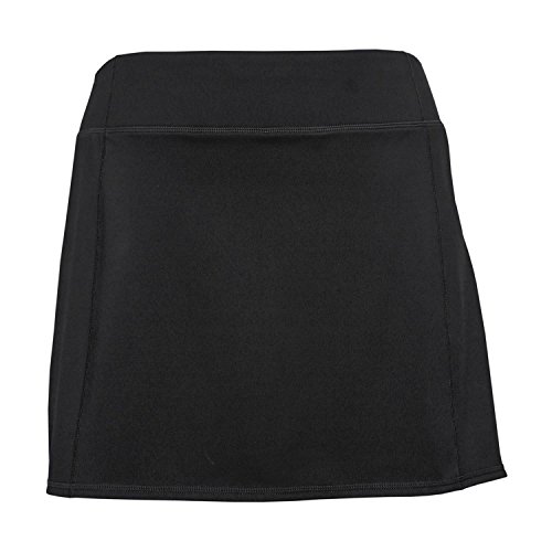 Tangerine Women's Active Skort With Perforated Trim (Large, Black)