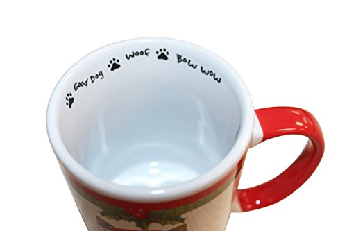 E&S Pets Dachshund Black Mug, 15 oz