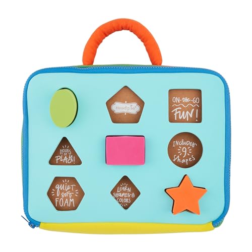 Mud Pie Kids Plush Shape Sorter; 9 1/4" X 11"