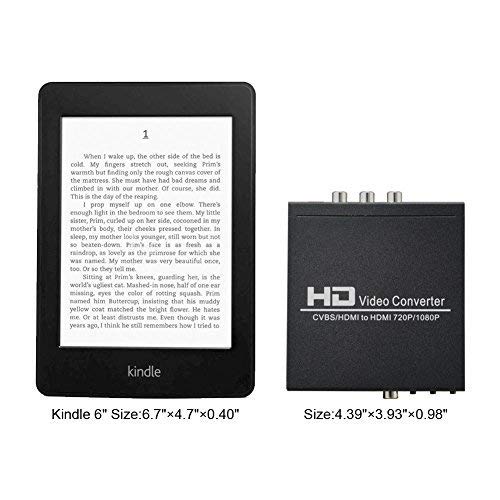 image for Udigital 1080P 3RCA CVBS L/R Audio or HDMI to HDMI Converter Box with 