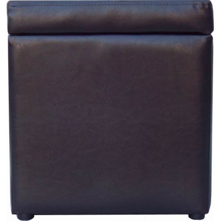 Better Homes and Gardens 30 Inch Hinged Storage Ottoman (Brown, 30-inch)