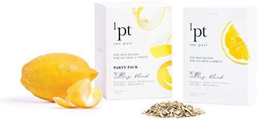Teroforma 1pt CITRUS Infusion Blend for Alcohol & Spirits â€“ Flavor Infuser Packets for Home Infusion (Party Pack, 6 Packets)