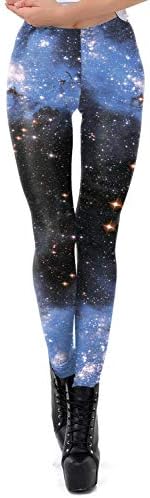 color cosplayer Women's Ugly Christmas Printed Leggings Stretchy Funny Costume Tights