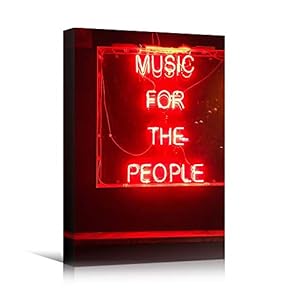 signwin Canvas Wall Art Light Quotes Bedroom Industrial...