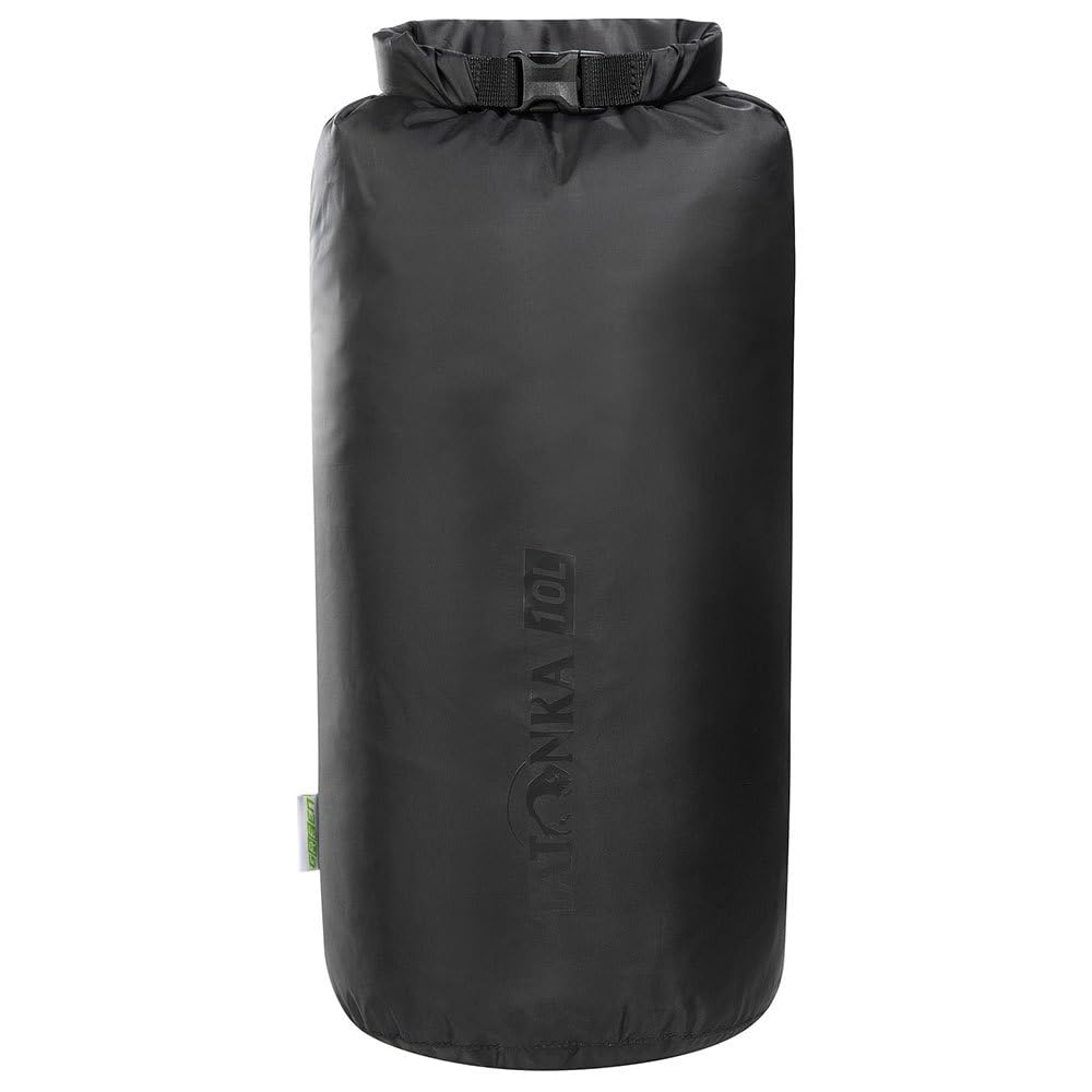 Tatonka Unisex - Adult Dry Bag 10 L Storage Bag, Black, Diameter 18.5 x 28 cm