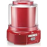 Hamilton Beach Ice Cream Maker, 1.5-Quart, Red (68881Z)