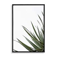 Framed Canvas Wall Art Green Plants Canvas Prints Home Artwork Decoration for Living Room,Bedroom - 16x24 inches