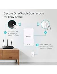TP-Link   AC1200 WiFi Range Extender   Up to 1200Mbps   WiFi Extender, Repeater, WiFi Signal Booster   One Mesh   Easy Set-Up   Compact Designed Internet Booster (RE300)