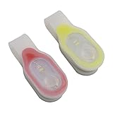 FANMURAN Clip-on Magnetic Flashlight Clothing Hands Free Portable 3 modes for Hiking Boating Running