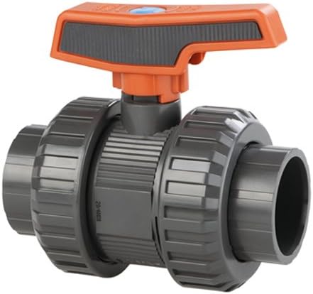 1-1/4inch Threaded/Socket ST Series PVC Ball Valve with EPDM O-rings