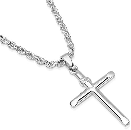 XP Jewelry Mens Sterling Silver Cross 
