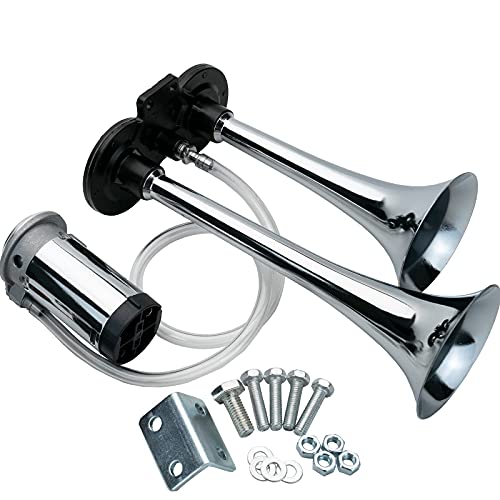 AOLIHAN Train Horns Kit for Trucks, Super Loud 12V 150db Car Air Horn