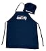 PSG mens Chef Hat and Set NFL Apron, Team Color, One Size US