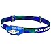 Rayvenge T1A LED Headlamp with Red Light, 115-Lumen, 114-Meter, IPX6 Waterproof, 6 Light Modes, 80h Long Battery Life, Only 1.3oz - Best Headlamps for Running, Camping, Hiking (Blue)