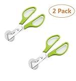 Aikoi Pigeon Quail Egg Scissor Bird Cutter Opener Kitchen Tool Clipper(Set of 2, Green)