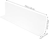 STOBOK Clear L Shape Shelf Dividers 10-Pack for Closet Organization view 9